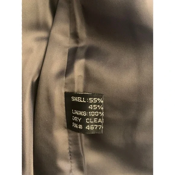 Kilburne and Finch Mens Gray Wool Blend Suit Jacket‎ Blazer 46PR 46W - Picture 5 of 12